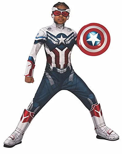 Rubie's Boy's Marvel: The Falcon And The Winter Soldier Captain America Deluxe Costume 3 Rubie's Boy's Marvel: The Falcon And The Winter Soldier Captain America Deluxe Costume