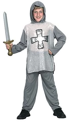 Bristol Novelty Knight Costume (XL) Childs Age 9 - 11 Years