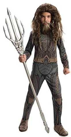 Rubie's Official DC Justice League Aquaman Child Costume, Kids Fancy Dress
