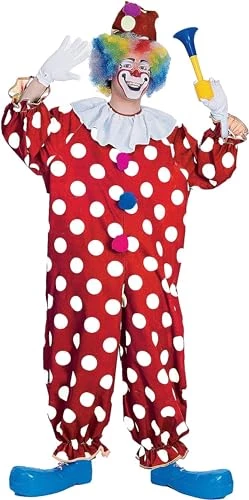 Rubie's Adult Dotted Clown Fancy Dress Costume 3 Rubie's Adult Dotted Clown Fancy Dress Costume