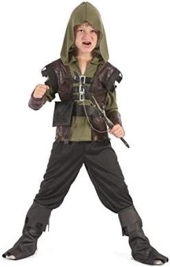 Bristol Novelty CF063 Hunter Boy Costume, Small, 110 - 122 Cm, Approx Age 3 -5 Years, Hunter Boy (S) -Rubie's Shop 41FXZphLp8L. AC