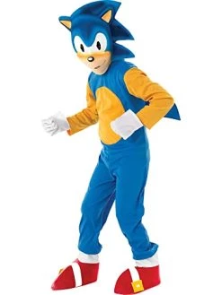 Rubie's Official Sonic The Hedgehog Children Costume, Kids Fancy Dress
