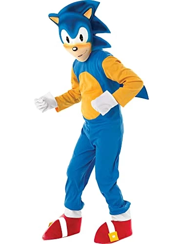 Rubie's Official Sonic The Hedgehog Children Costume, Kids Fancy Dress 3 Rubie's Official Sonic The Hedgehog Children Costume, Kids Fancy Dress