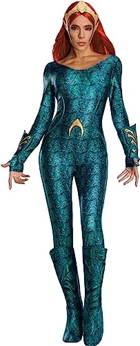 Rubie's Official DC Aquaman The Movie, Ladie's Deluxe Mera Costume
