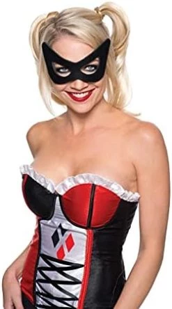 Rubie's Costume Co Women's Dc Superheroes Harley Quinn Mask -Rubie's Shop 41FnYCekCiL. AC
