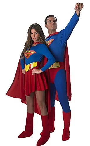 Rubie's Official DC Comics Superman Deluxe Costume, Adult Superhero Fancy Dress 4 Rubie's Official DC Comics Superman Deluxe Costume, Adult Superhero Fancy Dress - Image 2