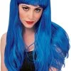 Rubie's Official Glamour Wig, Adult Costume - Blue, One Size -Rubie's Shop 41H0 RmNDlL