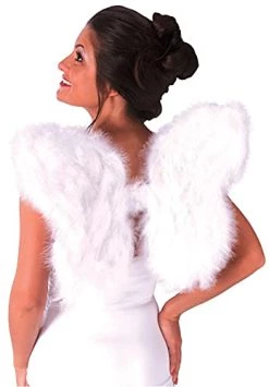 White Feather Angel Fairy Wings Fancy Dress Costume