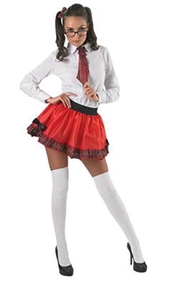 Rubie's Official Ladies Naughty School Girl Tutu Kit, Adult - One Size