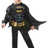 Rubie's Official Batman Black Deluxe Child's Costume, Superhero Fancy Dress -Rubie's Shop 41JHLVhTBqL