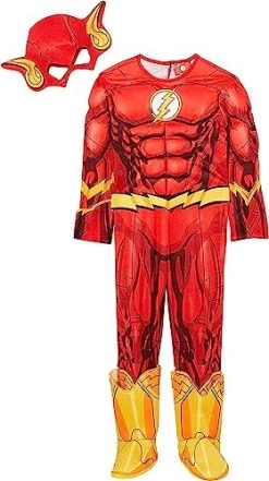 Rubie's Official DC Superhero The Flash Deluxe Child's Costume -Rubie's Shop 41JMo0Jl0SL