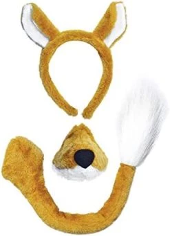 Bristol Novelty Fox Costume Accessory Set And Sound -Rubie's Shop 41JmYEiJIiL. AC 1