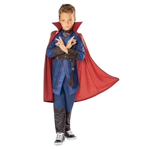 Rubies Official Marvel Dr Strange In The Multiverse Of Madness Dr Strange Deluxe Child Costume, Kids Fancy Dress 2 Rubies Official Marvel Dr Strange In The Multiverse Of Madness Dr Strange Deluxe Child Costume, Kids Fancy Dress