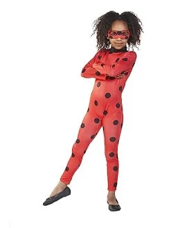Rubie's Official Miraculous Ladybug Childs Costume And Eye Mask, Superhero Fancy Dress -Rubie's Shop 41K5X0A3fgL