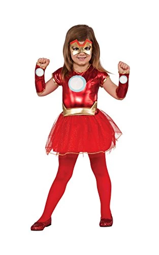 Rubie's Official Marvel Avengers Lil Iron Lady Childs Costume, Kids Superhero Fancy Dress 3 Rubie's Official Marvel Avengers Lil Iron Lady Childs Costume, Kids Superhero Fancy Dress