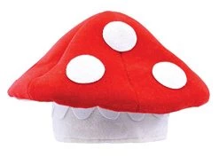 Bristol Novelty BH611 Toad Stool Hat, Unisex-Adult, Multi-Colour, One Size