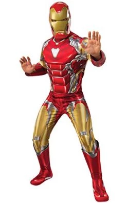 Rubie's Official Marvel Avengers Endgame Iron Man Deluxe Costume, Adult Superhero Fancy Dress