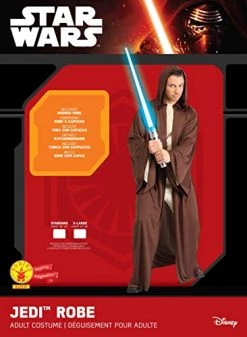 Rubie's Official Disney Star Wars Jedi Hooded Robe Men's Costume, Adult Fancy Dress -Rubie's Shop 41LmmdcSLL 1
