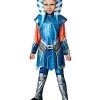 Rubie's Official Disney Star Wars Ahsoka Tano Deluxe Child Costume, Kids Fancy Dress -Rubie's Shop 41M5L87YV9L 2