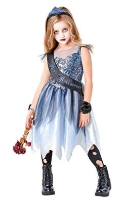 Rubie's Official Miss Halloween, Gothic Bride Prom Queen Halloween Childs Costume