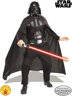 Rubie's Official Adult's Star Wars Darth Vader With Light Saber Costume - One Size, Multi-Coloured , Black -Rubie's Shop 41MmOWEhbVL