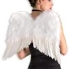 Rubie's 1968NS Official Angel Feather Wings, Women's, White, One Size -Rubie's Shop 41MmSHk 75L