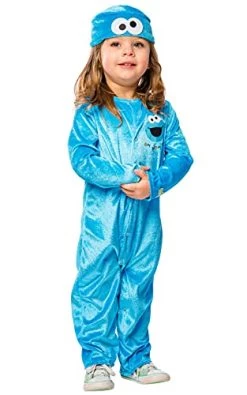 Rubies Official Sesame Street Baby Cookie Monster Costume, Baby Fancy Dress