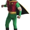 Rubie's Official DC Comic Robin Muscle Chest Deluxe Mens Costume, Batman Movie Character, Adult Fancy Dress -Rubie's Shop 41NWBGgBocL 1
