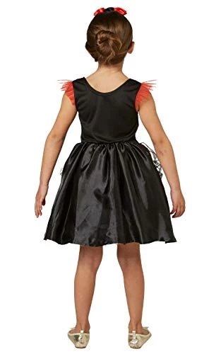 Rubie's Official Red Rose Day Of The Dead Halloween Girls Costume 4 Rubie's Official Red Rose Day Of The Dead Halloween Girls Costume - Image 2