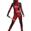 Rubie's Official Disney Marvel Deadpool Womens Costume, Secret Wishes Range -Rubie's Shop 41OAYIRK3wL