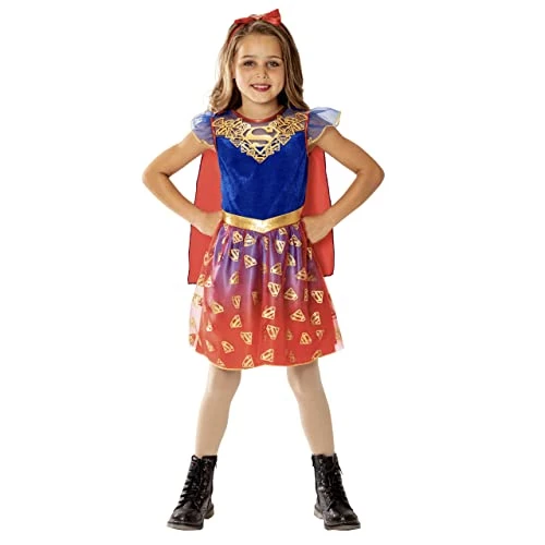 Rubie's Official DC Supergirl Deluxe Child Dress, Kids Superhero Fancy Dress 3 Rubie's Official DC Supergirl Deluxe Child Dress, Kids Superhero Fancy Dress