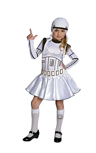 Rubie's Official Disney Star Wars Stormtrooper Girls Costume, Kids Fancy Dress 3 Rubie's Official Disney Star Wars Stormtrooper Girls Costume, Kids Fancy Dress