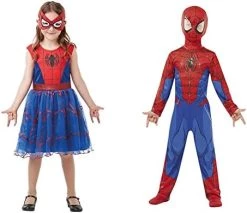 Rubie's Official Marvel Spider-Girl Deluxe Childs Costume, Kids Superhero Fancy Dress -Rubie's Shop 41PAEx8uglL. AC 1