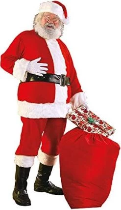 Rubie's Official Flannelette Santa Suit Fancy Dress Costume -Rubie's Shop 41PmYcadpIL. AC