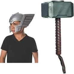 Rubie's Official Marvel Avengers Assemble Thor Helmet, Children Costume - One Size, Silver -Rubie's Shop 41PnnWU3ixL. AC