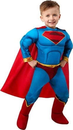 Rubie's Official DC League Of Super-Pets Superman Toddler Costume, Kids Fancy Dress, Age 3-4 Years