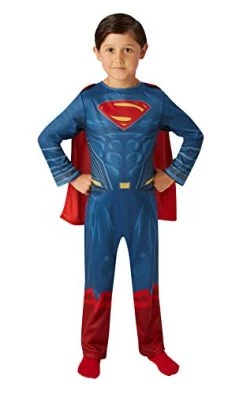 Rubie's Official DC Justice League Superman Kids Costume, Super Hero Fancy Dress