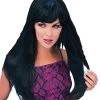Rubie's Official Adult's Glamour Wig Black - One Size -Rubie's Shop 41QlRviz1OL
