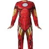 Rubie's Official Marvel Avengers Iron Man Classic Adult Costume, Superhero Fancy Dress -Rubie's Shop 41Qq3NWE97L 1