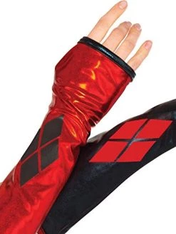 Rubie's Women's Dc Comics Harley Quinn Gauntlets Costume Accessory, Harley Quinn, One Size US -Rubie's Shop 41ROzdS9jtL