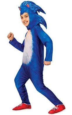 Official Rubie's Sonic The Hedgehog Movie, Sonic Deluxe Childs Costume