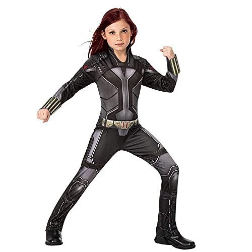 Rubies Official Marvel Black Widow Movie Classic Costume, Childs Superhero Kids Fancy Dress 3 Rubies Official Marvel Black Widow Movie Classic Costume, Childs Superhero Kids Fancy Dress