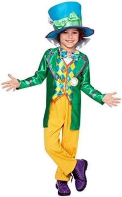 Rubie's Official Boy's Disney Alice In Wonderland Mad Hatter Costume For Age 9-10 -Rubie's Shop 41Tj gJs69L. AC 2