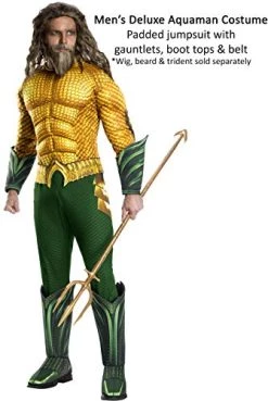 Rubie's Official DC Comics Aquaman The Movie, Mens Deluxe Super Hero Costume -Rubie's Shop 41U1yiBBxiL 1