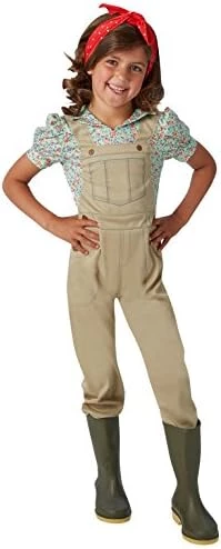 Rubie's Official WW2 Land Girl Costume Girls 5 Rubie's Official WW2 Land Girl Costume Girls - Image 3