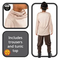 Rubie's Official Star Wars Obi Wan Kenobi Series - Obi Wan Kenobi Classic Child Costume, Kids Fancy Dress -Rubie's Shop 41VJaH8xMjL