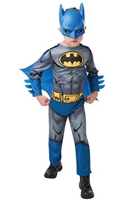 Rubie's Official Batman Comic Child's Classic Costume, Superhero Fancy Dress
