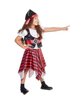 Rubie's Official Little Lass Pirate Costume, Girls Fancy Dress 10 Rubie's Official Little Lass Pirate Costume, Girls Fancy Dress -Rubie's Shop 41W0MXCzjXL