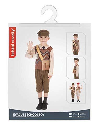Bristol Novelty Evacuee Schoolboy Costume 8 Bristol Novelty Evacuee Schoolboy Costume - Image 6