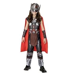Rubies Official Marvel Thor: Love And Thunder Mighty Thor Deluxe Child Costume, Kids Fancy Dress